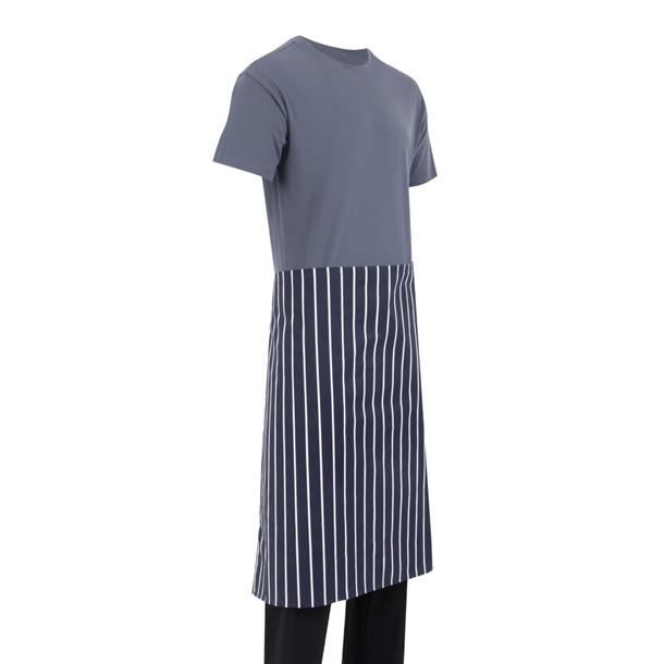 Whites Bistro Apron Blue/White Butchers Stripe Whites Bistro Apron Blue/White Butchers Stripe