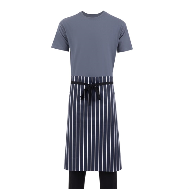 Whites Bistro Apron Blue/White Butchers Stripe Whites Bistro Apron Blue/White Butchers Stripe