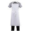 Whites Bib Apron Polycotton White XL Whites Bib Apron Polycotton White XL