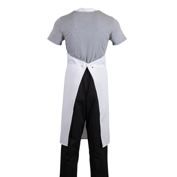 Whites Bib Apron Polycotton White XL Whites Bib Apron Polycotton White XL