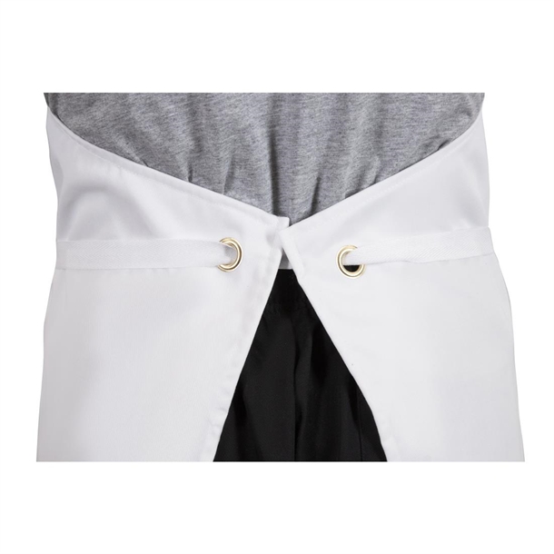 Whites Bib Apron Polycotton White XL Whites Bib Apron Polycotton White XL