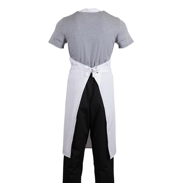 Whites Bib Apron Polycotton White XL Whites Bib Apron Polycotton White XL