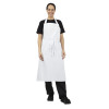 Whites Bib Apron Polycotton White XL Whites Bib Apron Polycotton White XL