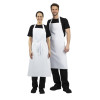 Whites Bib Apron Polycotton White XL Whites Bib Apron Polycotton White XL