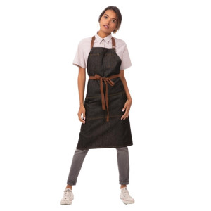 Chef Works Memphis Bib Apron Black