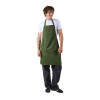 Chef Works Lockharte Bib Apron Military Green