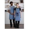 Southside Denim Bib Apron Light Blue