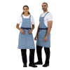 Southside Denim Bib Apron Light Blue