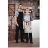 Southside Linen Blend Bib Apron Grey Southside Linen Blend Bib Apron Grey