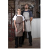 Southside Linen Blend Bib Apron Grey Southside Linen Blend Bib Apron Grey