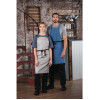 Southside Linen Blend Bib Apron Grey Southside Linen Blend Bib Apron Grey