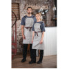 Southside Linen Blend Bib Apron Grey Southside Linen Blend Bib Apron Grey