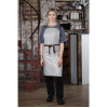 Southside Linen Blend Bib Apron Grey Southside Linen Blend Bib Apron Grey