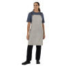 Southside Linen Blend Bib Apron Grey Southside Linen Blend Bib Apron Grey
