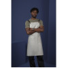 Southside Linen Blend Bib Apron Grey Southside Linen Blend Bib Apron Grey