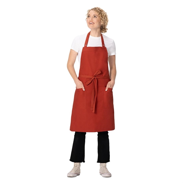 Chef Works Lockharte Bib Apron Rust