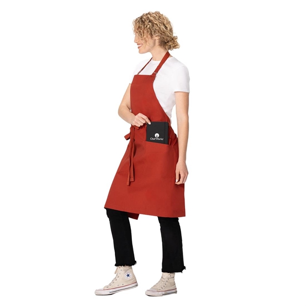 Chef Works Lockharte Bib Apron Rust