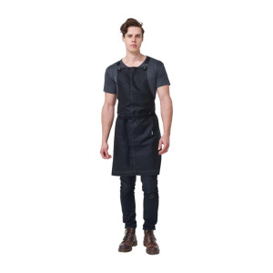 Urbanbar Theodore Linen Bib Apron Black
