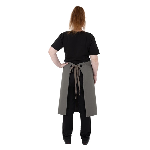 Southside Cotton Canvas Bistro Apron Khaki Southside Cotton Canvas Bistro Apron Khaki