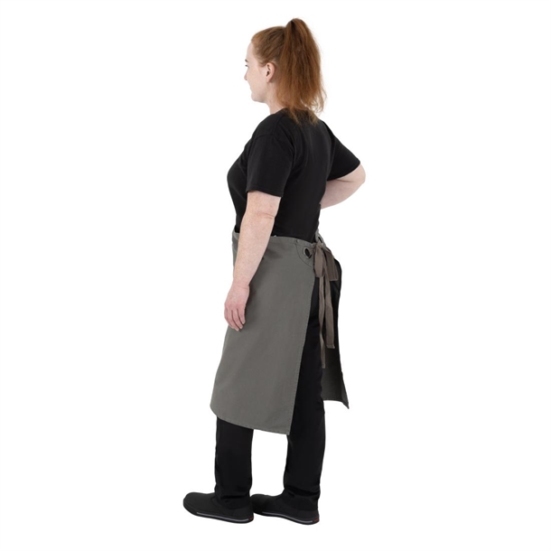 Southside Cotton Canvas Bistro Apron Khaki Southside Cotton Canvas Bistro Apron Khaki