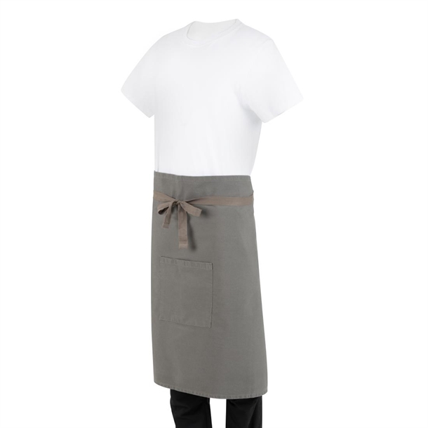 Southside Cotton Canvas Bistro Apron Khaki Southside Cotton Canvas Bistro Apron Khaki