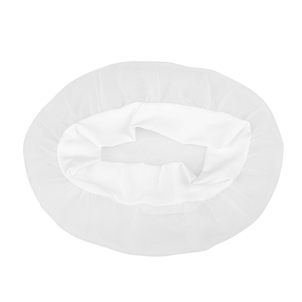Whites Unisex Comfy Hair Net Hat White Whites Unisex Comfy Hair Net Hat White