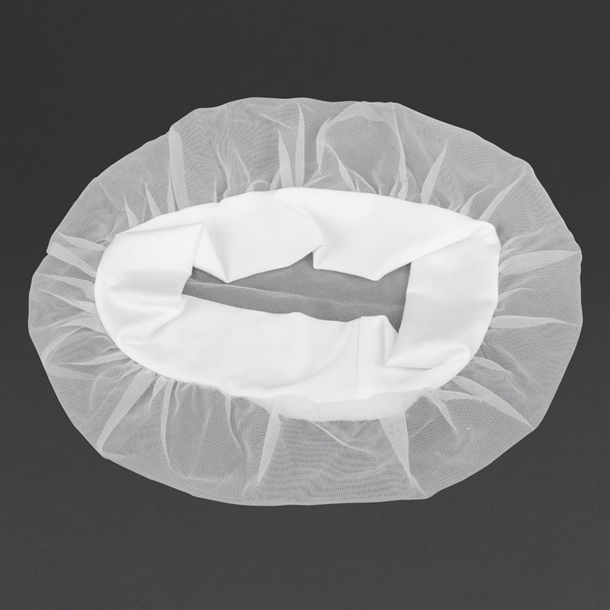 Whites Unisex Comfy Hair Net Hat White Whites Unisex Comfy Hair Net Hat White