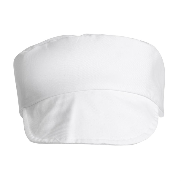 Whites Unisex Bakers Cap White Whites Unisex Bakers Cap White