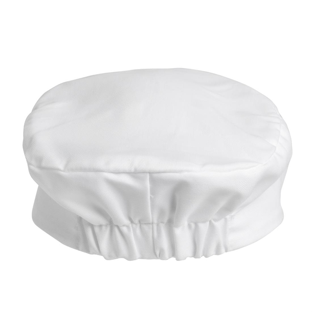 Whites Unisex Bakers Cap White Whites Unisex Bakers Cap White