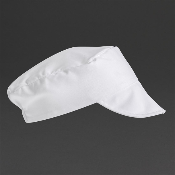 Whites Unisex Bakers Cap White Whites Unisex Bakers Cap White
