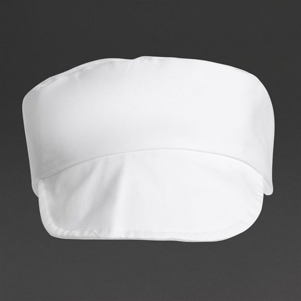 Whites Unisex Bakers Cap White Whites Unisex Bakers Cap White