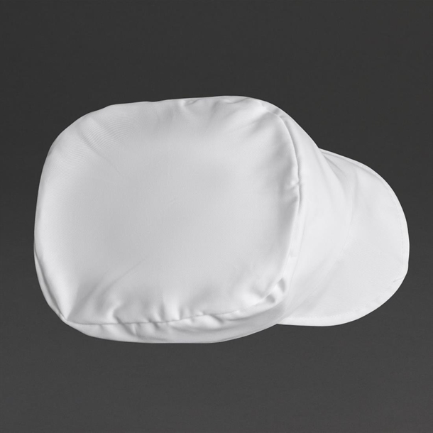 Whites Unisex Bakers Cap White Whites Unisex Bakers Cap White