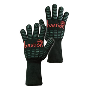 Bastion Zamora Heat Resistant Nomex Gloves Silicone Grip - One Size - Pair