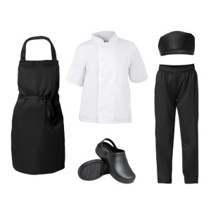Nisbets Essentials Unisex Chef Clothing Bundle