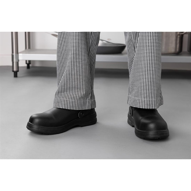 Slipbuster Cryzon Safety Chef Clogs Black