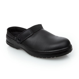 Slipbuster Cryzon Safety Chef Clogs Black