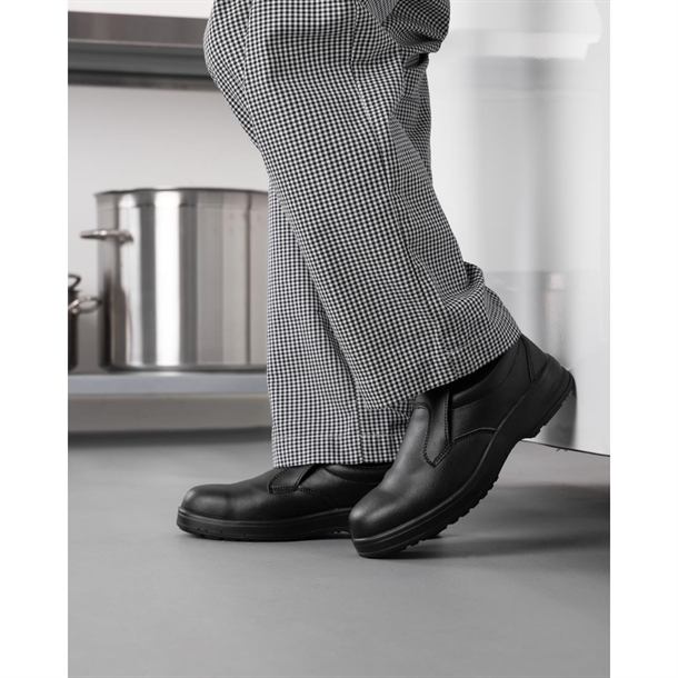 Slipbuster Koralis Slip On Safety Shoes Black Slipbuster Koralis Slip On Safety Shoes Black