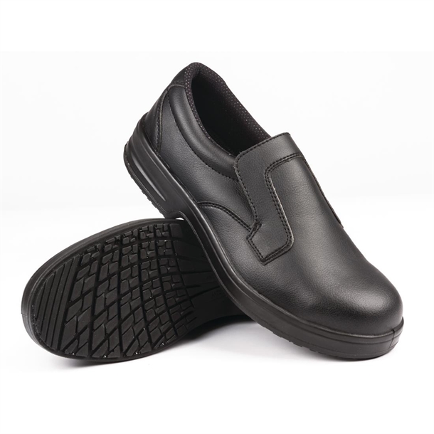 Slipbuster Koralis Slip On Safety Shoes Black Slipbuster Koralis Slip On Safety Shoes Black