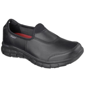 Skechers Sure Track Womens Work Shoe -  Black