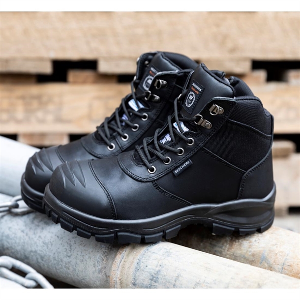 Skechers SKX Work Comp Toe Womens Work Shoe -  Black