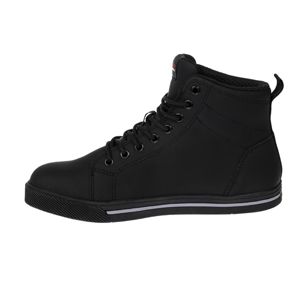Slipbuster Microfibre Safety Hi Top Boots Matte Black