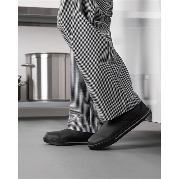 Slipbuster Microfibre Slip-on Shoe Matte Black