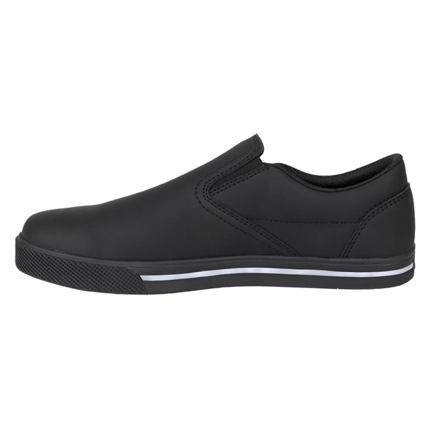 Slipbuster Microfibre Slip-on Shoe Matte Black