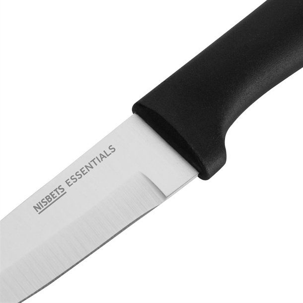Nisbets Essentials Paring Knife Black 90mm Nisbets Essentials Paring Knife Black 90mm