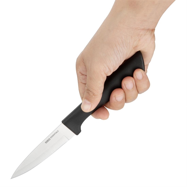 Nisbets Essentials Paring Knife Black 90mm Nisbets Essentials Paring Knife Black 90mm
