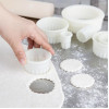 Vogue Serrated Round Pastry Cutters Nylon (9 Pack) Vogue Serrated Round Pastry Cutters Nylon (9 Pack)