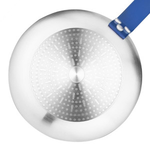 Hygiplas Aluminium Teflon Platinum Plus Frying Pan with Blue Handle 280mm