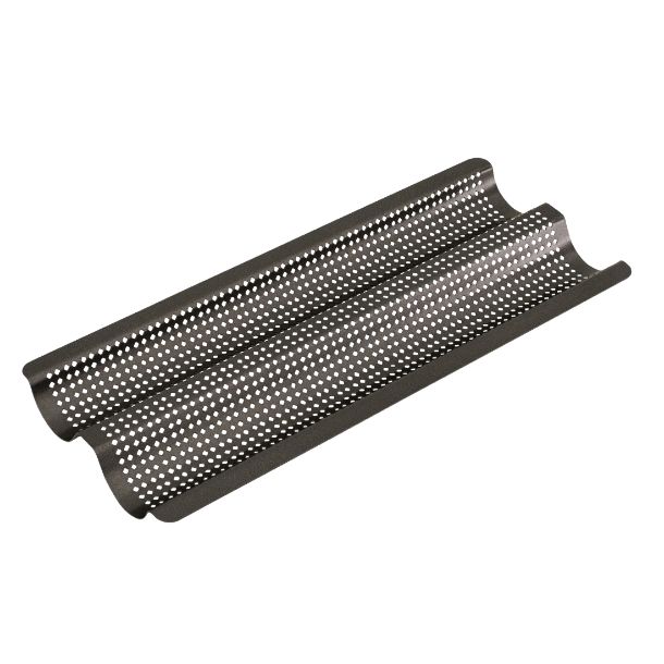 BakeMaster Non-Stick Perfect Crust Baguette Tray