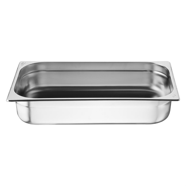 Nisbets Essentials Stainless Steel Gastronorm Tray 1/1 100mm ( 3 Pack) Nisbets Essentials Stainless Steel Gastronorm Tray 1/1 100mm ( 3 Pack)