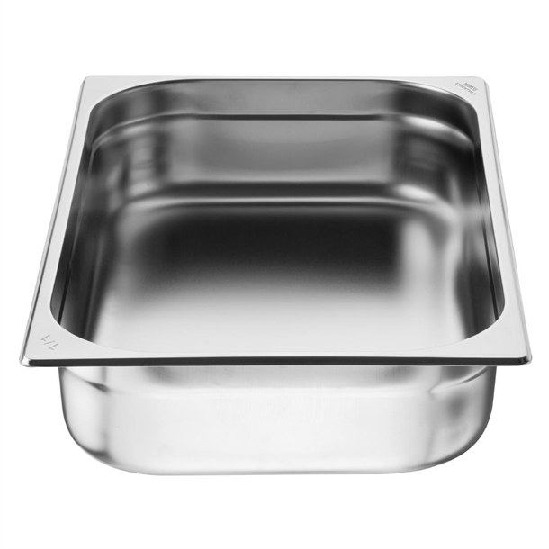 Nisbets Essentials Stainless Steel Gastronorm Tray 1/1 100mm ( 3 Pack) Nisbets Essentials Stainless Steel Gastronorm Tray 1/1 100mm ( 3 Pack)